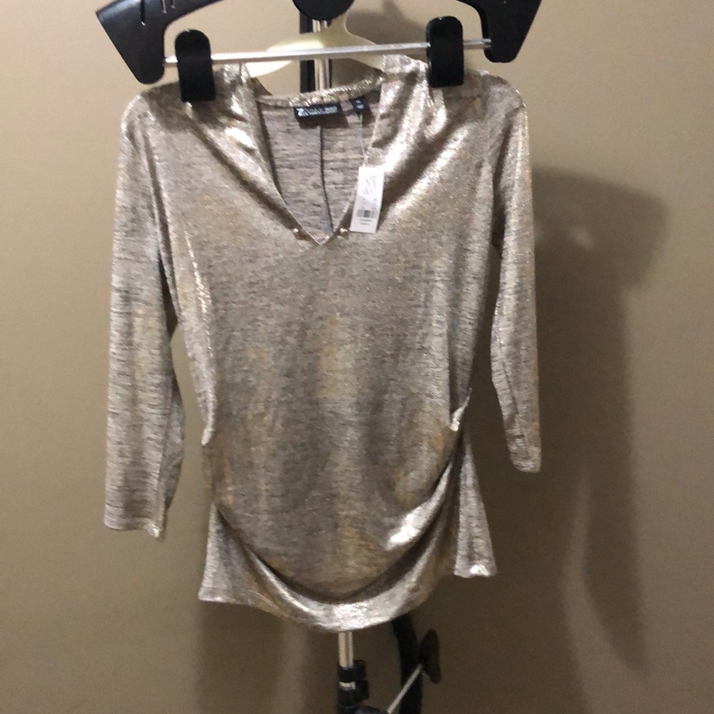Gold going out top! New with tags!